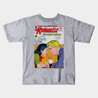 Vintage "Romantic Adventures" Cover Kids T-Shirt